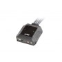 Aten | USB DisplayPort Cable with Remote Port Selector | CS22DP | 2-Port KVM Switch - 3